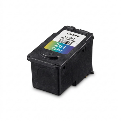 Pure, high-resolution hero shot of the Canon CL-261 Ink Cartridge on a white background.