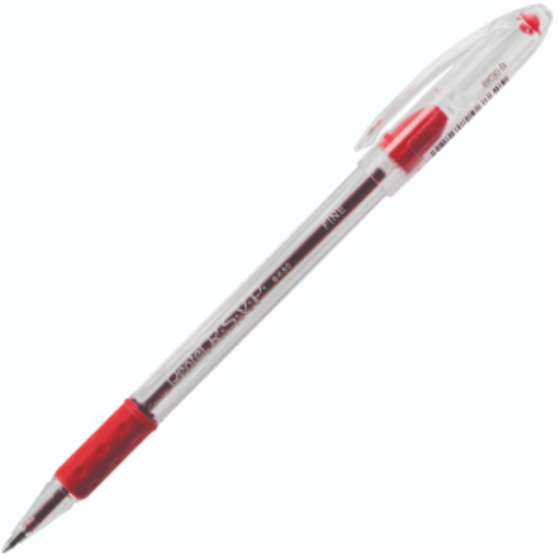 R.S.V.P. Ballpoint Pen, (0.7mm), Red Ink