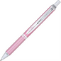 EnerGel Alloy Retractable Premium Liquid Gel Pen, (0.7mm) Metal Tip, Pink Barrel, Black Ink