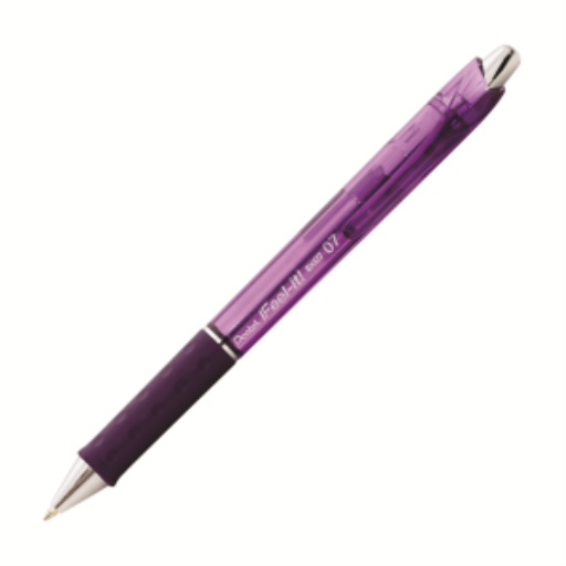Feel-It! Retractable Ballpoint Pen, (0.7mm), Violet Ink