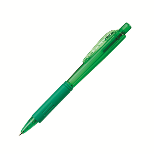Wow! Retractable Mechanical Pencil (0.7mm), Green Barrel