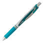 EnerGel Retractable Gel Roller, (0.7mm) Metal Tip, Turquoise Ink