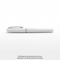 Hybrid Gel Roller Pen Grip DX (1.0mm), White Ink