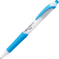 GlideWrite Ballpoint Pen with TechnIFlo Ink, (1.0mm) Bold Point, Sky Blue Ink