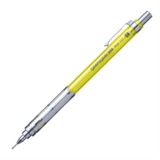 GraphGear 300 Mechancial Drafting Pencil (0.9mm), Yellow Accents