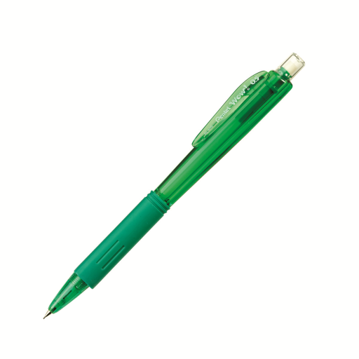 Wow! Retractable Mechanical Pencil (0.5mm), Green Barrel