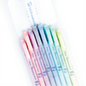 Illumina Flex Liquid Highlighter, Dual Tip - Chisel and Bullet, Pastel Colours 8PC Assorted Pack