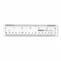 High-resolution hero shot of the Westcott 15cm/6" acrylic ruler, showing clean markings, accurate scale, and a sharp appearance against a pure white background.