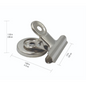 Magnetic Clips 1?? ? 2/Card ? Capacity - 38mm / Pinces magnetiques 1? po ? 2/carte ? capacit? - 38mm