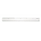 30cm White Plastic Ruler (0.5cm 0-30/0.5cm 0-10/cm 0-10/dm, mm 0-300) / R?gle blanche en plastique de 30 cm (0,5cm 0-30/0,5cm 0-10/cm 0-10/dm, mm 0-300)