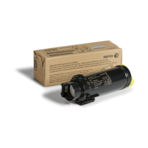106R03692 Genuine Xerox Extra High Capacity Toner, Yellow Phaser 6510, 6515