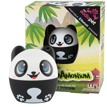 My Audio Pet Speaker Bluetooth Panda - PANDAmonium TWS & Lanyard Included 3 Watts Built in Mic Selfie Remote