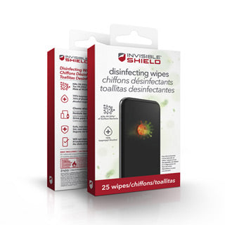 Zagg Antimicrobial Wipes 25pk InvisibleShield Wet Wipes