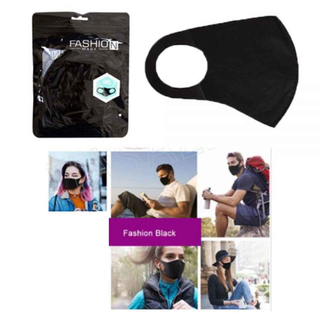 Face Mask - Cloth Black Washable Breathable No Returns PPE