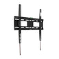 Klipxtreme TV Mount Fixed 32 - 70In Flat or Curved TV Max 110lbs Built in Leveler Spring Locking Mechanism - Black
