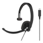 Koss Headset CS295-USB Mono with Boom Mic Noise Cancelling USB Pillow Soft Ear Cushion 8ft Cord