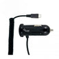 Fuse Car Charger Micro USB Hard Wired 2.4 Amp + Additional USB Port 8ft Coil