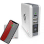 Fuse 3 in 1 Qi Charger 5Watt / 6700mAh PowerBank / 3Port Wall Charger - 1 USB-C 3 Amp 2 USB-A 2.4 Amp Folding Prong White