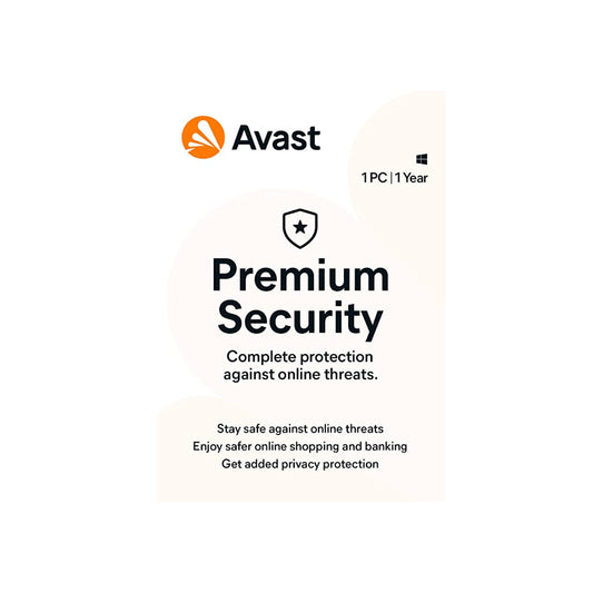 Avast Premium Security 1-Device 1-Year ESD (DOWNLOAD CODE) PC
