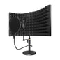 HamiltonBuhl On-Air Podcast Kit Contains Podcast Microphone Sound Isolation Shield Pop Filter