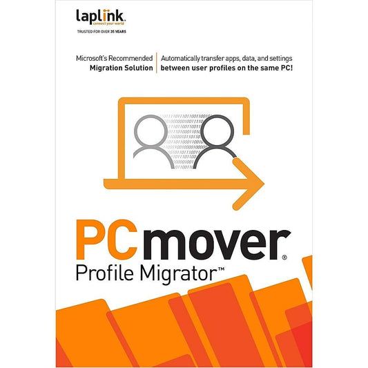 Laplink PCmover Profile Migrator 11 - (5 Uses) Transfer Apps - Data