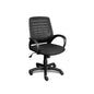 Xtech Office Chair AeroChair Executive Mesh Back Lumbar Armrests Tilt 14° Adjustable Height Wheels - Black