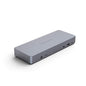 Hyper Docking Station USB-C Universal HyperDrive 14 Port Dual or Triple Monitor Support - Chromebook Certified - Silver