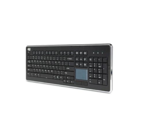 Adesso Keyboard Wireless with Touchpad PC/Mac - Black