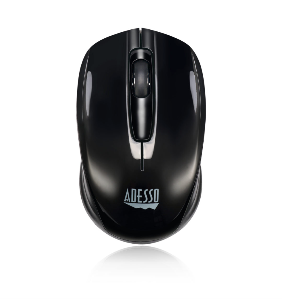 Adesso Mouse Wireless Mini S50 Portable 3 Buttons up to 1200dpi PC/Mac