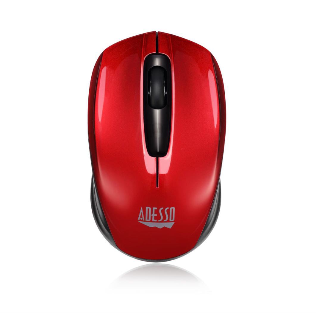 Adesso Mouse Wireless Mini S50R Portable 3 Buttons up to 1200dpi PC/Mac