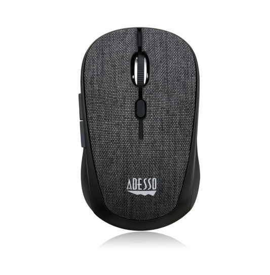 Adesso Mouse Wireless Fabric Mini S80B 6 Button up to 1600dpi PC/Mac