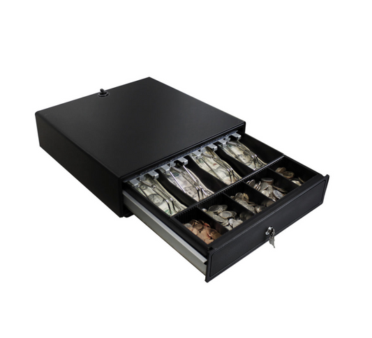Adesso Cash Drawer with Insert Tray POS 16in 3 Point Locking Latch