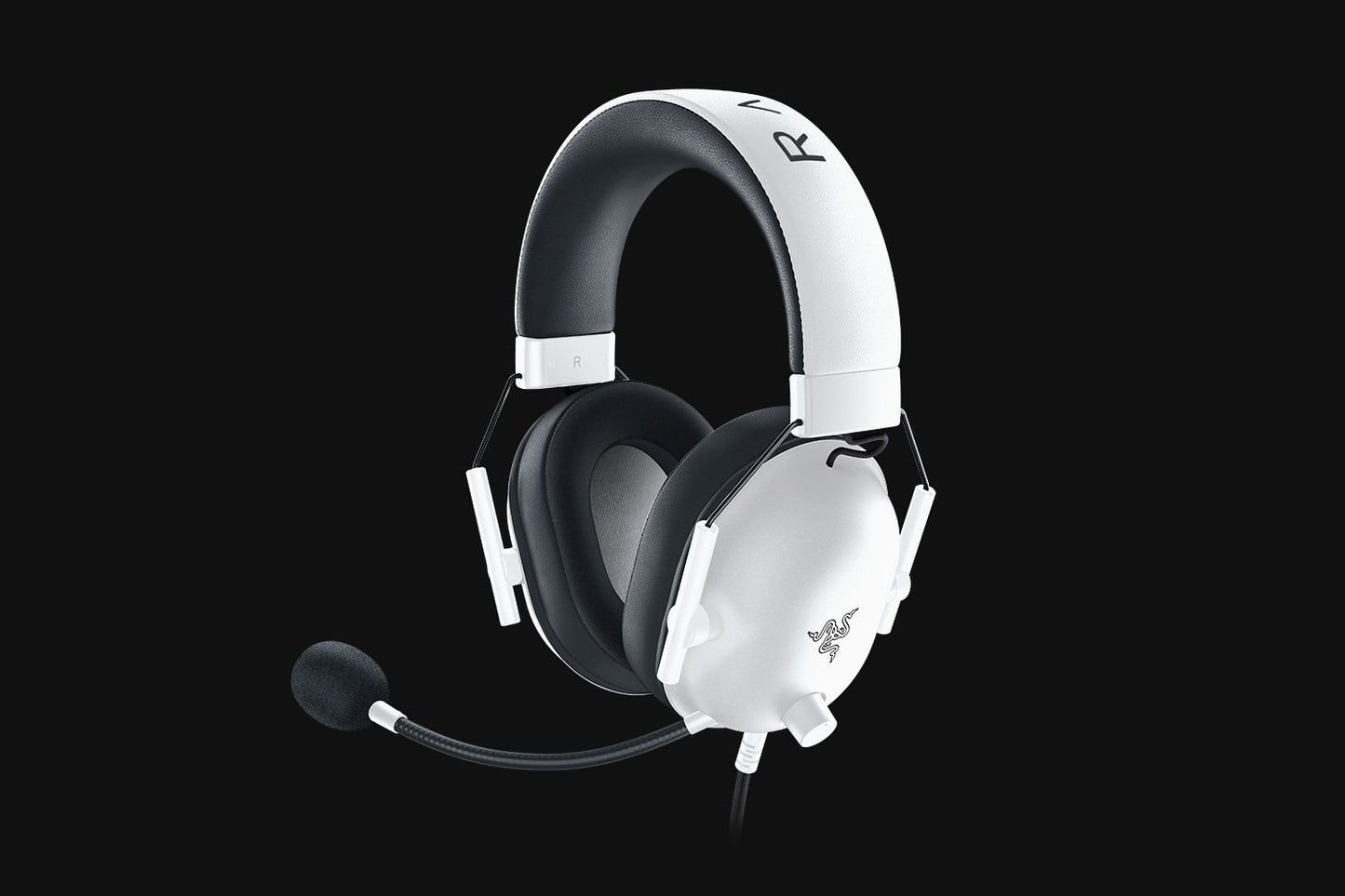 Razer  Headset Wired BlackShark V2 X with Boom Mic HyperClear  Advanced Passive Noise Cancelling 7.1 Surround Sound - White