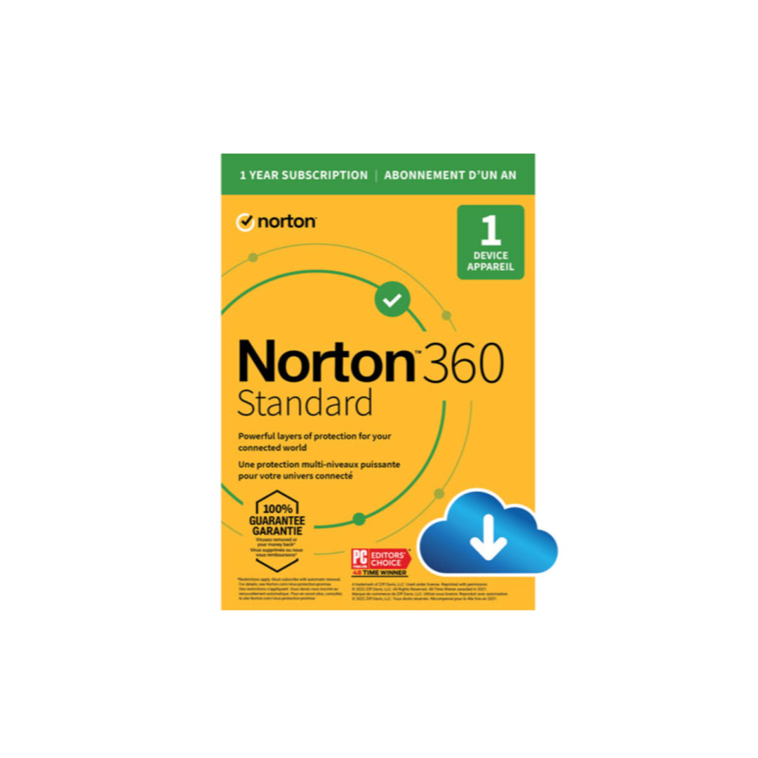 Norton 360 Standard USA ACTIVATION ONLY 1-Device 1-Year OEM with 10GB Cloud