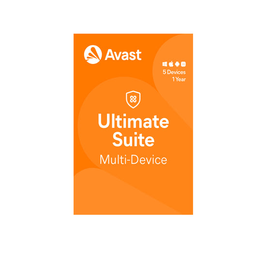 Avast Ultimate Security with VPN 5-Device 1-Year ESD (DOWNLOAD CODE) Speed Up