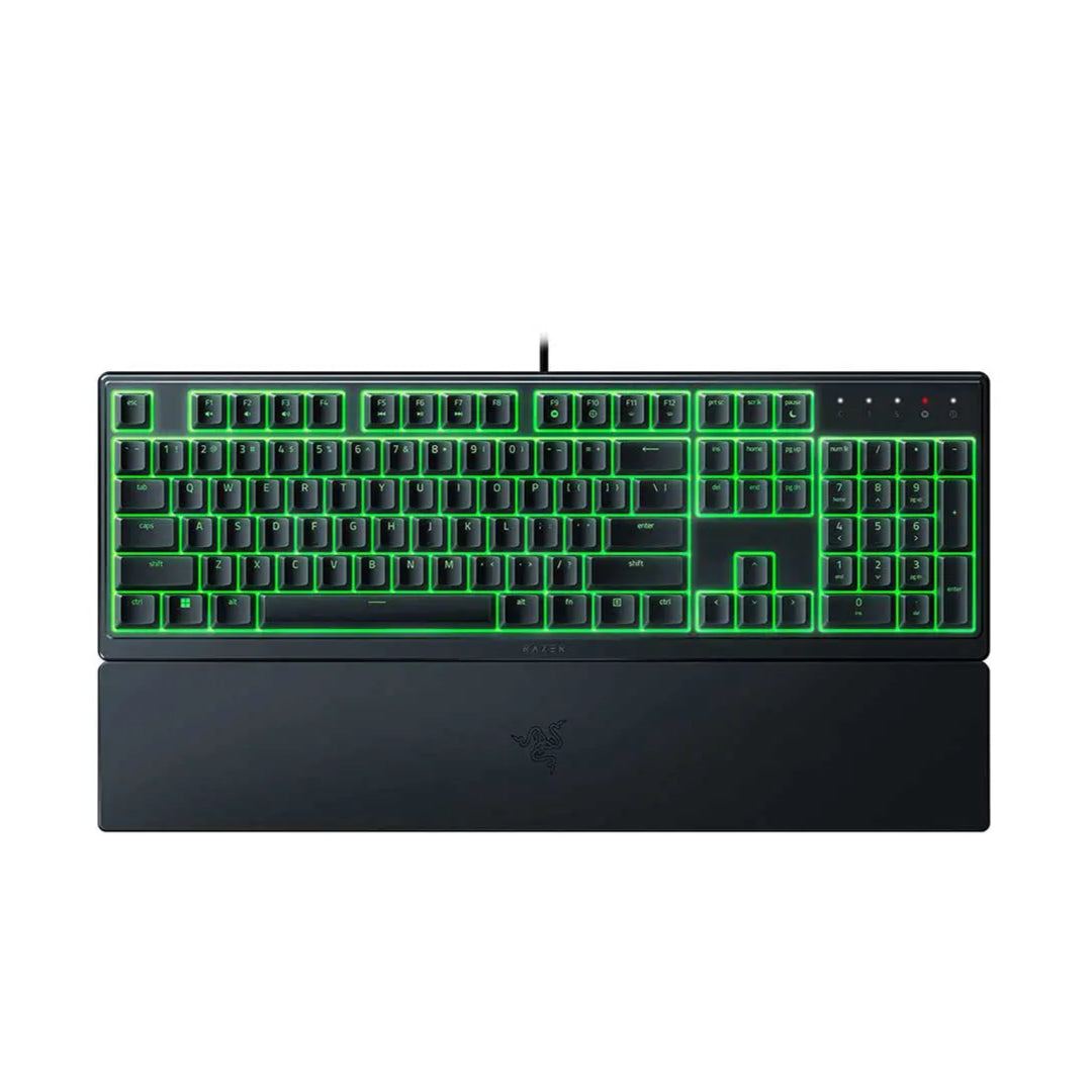 Razer  Keyboard Wired Ornata V3 X Low-profile Membrane Switches with Sound Dampening Foam Chroma RGB - Black