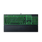 Razer  Keyboard Wired Ornata V3 X Low-profile Membrane Switches with Sound Dampening Foam Chroma RGB - Black