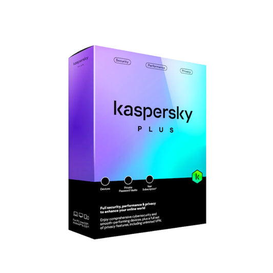 Kaspersky Plus 5-Device 1-Year with Unlimited VPN BIL PC/Mac/Android