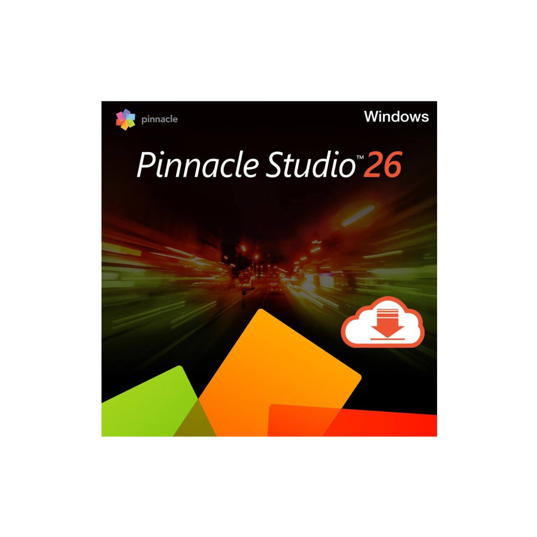 Pinnacle Studio 26 Standard ESD (DOWNLOAD CODE) Movie & Video Editing -