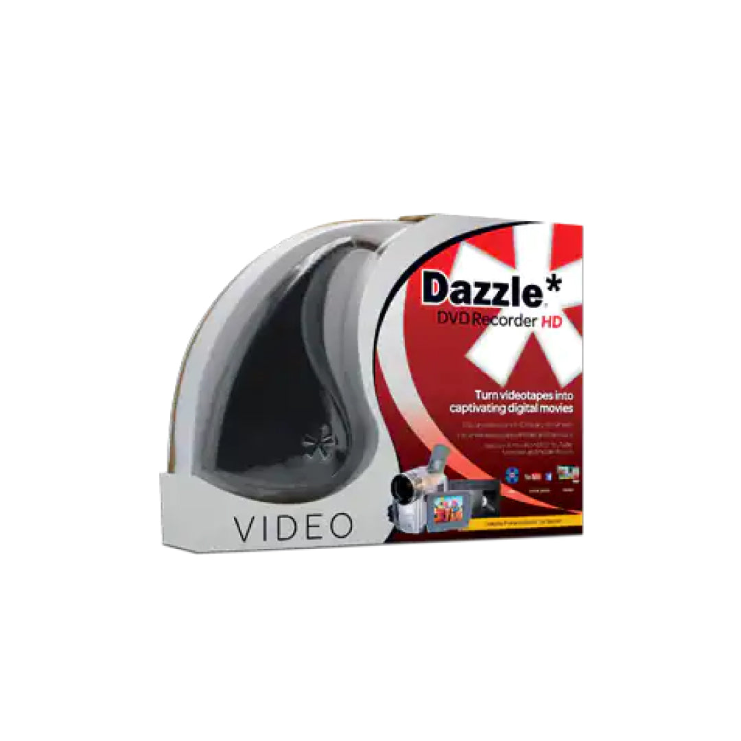 Pinnacle Dazzle DVD Recorder HD Convert VHS Hi8 & V8 Video to