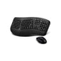 Adesso Keyboard & Mouse Combo Wireless Ergo 1600dpi PC/MAC- FRENCH Canadian - Black
