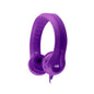 HamiltonBuhl Headphones Flex-Phones Foam Virtually Indestructible Dura-Cord Chew Resistant 4ft Cable 3.5mm - BULK - Purple