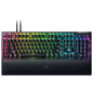 Razer  Keyboard Wired BlackWidow V4 Pro Green Mechanical Switches Chroma RGB with Magnetic Wrist Rest - Black