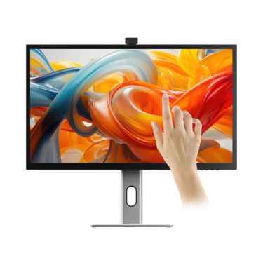 Alogic Monitor 27in Clarity Pro Touch UHD 4K with Built in Multi-port Hub 8-in1 with 65W PD Swivel Landscape or Portrait 8MP Retractable Webcam