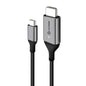 Alogic USB-C to HDMI 3ft Cable 4K Ultra HD with Smart LED