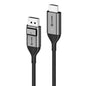 Alogic DisplayPort Male to HDMI Male Cable 6ft 4K Ultra HD 60Hz