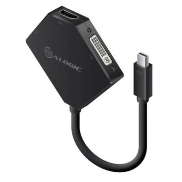 Alogic Adapter 3-in-1 Mini DisplayPort Male to HDMI / DVI / VGA