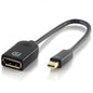 Alogic Adapter Mini DisplayPort Male to DisplayPort Female 4K Compatible Premium Series