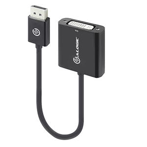 Alogic Adapter DisplayPort Male to DVI Female 8in - Black