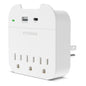 HyperGear Wall Charger Outlet Extender Charge 5 Devices at Once - 3AC